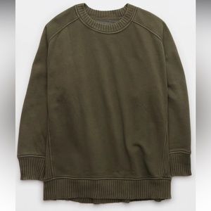 Aerie down to earth crew sweatshirt